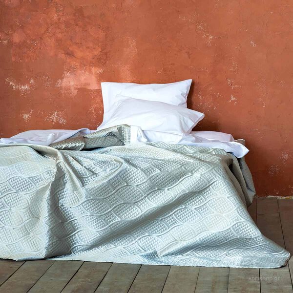 Κουβερλί Υπέρδιπλο (220x240) Nima Bed Linen Argentum