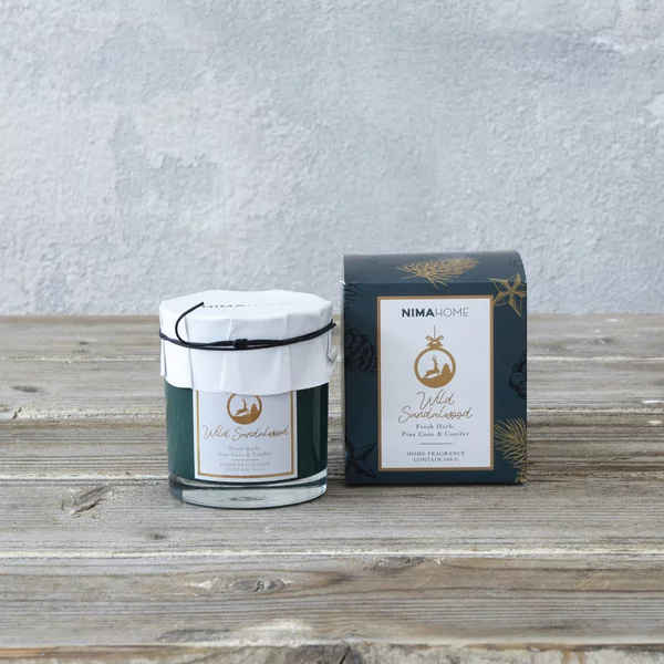 Κερί Αρωματικό 160gr Nima Aroma Wild Sandalwood