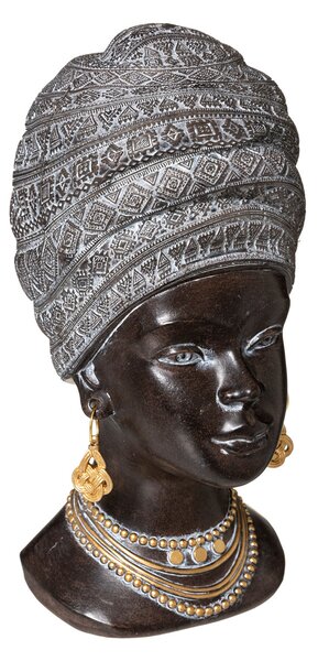 Διακοσμητική Φιγούρα Γυναίκα (15.5x13x27.5) A-S African Woman Head 182336