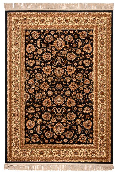 Χαλί Διαδρόμου (80x140) Βιοκαρπέτ Isfahan 3783B Black/ Cream