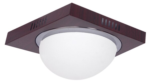 Φωτιστικό Πλαφονιέρα Homelighting Teco 77-1835 Chrome/Wood