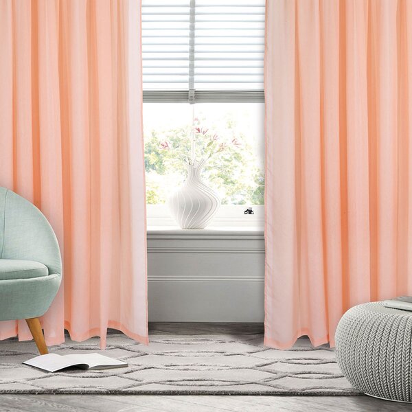 Κουρτίνα (300x270) Με Τρέσα Das Home Organza 2194 Pink