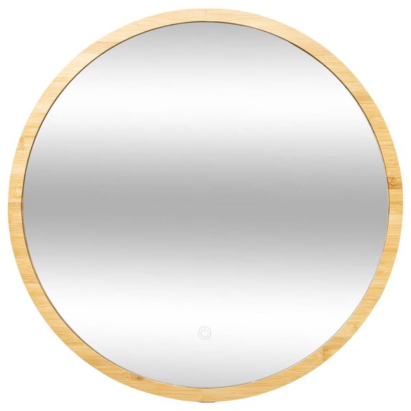 Καθρέφτης Τοίχου Με Led (Φ57) F-V Round Bamboo 174661