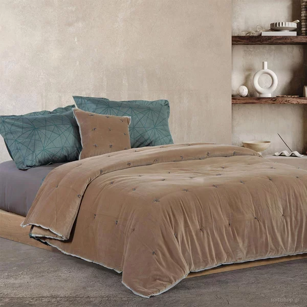 Κουβερλί Υπέρδιπλο (230x240) Nef-Nef Homeware Elements Arctic Greige