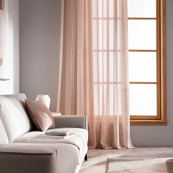 Κουρτίνα (140x280) Με Τρουκς Gofis Home Violette Shell Beige 505/47