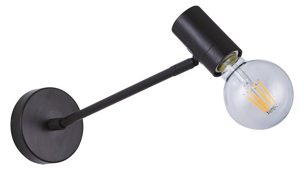 Απλίκα Τοίχου Homelighting Adept Tube 77-8274 Black