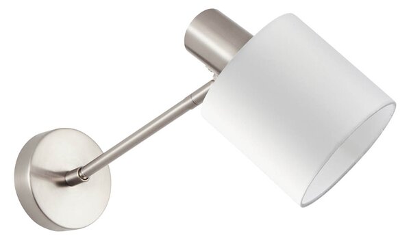 Απλίκα Τοίχου Homelighting 77-8328 Nickel/White