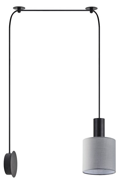 Απλίκα Τοίχου Homelighting 77-8811 Black/Grey