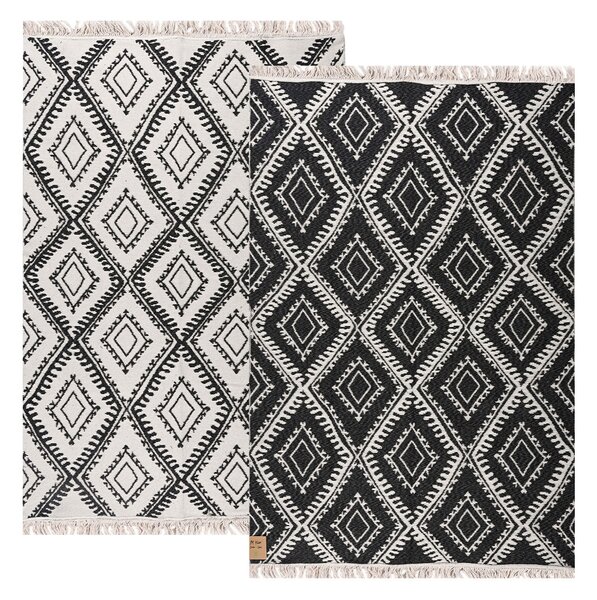 Χαλί All Season 2 Όψεων (160x230) Polcarpet Aria Artkilim 22997 Black