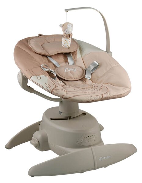 Ηλεκτρικό Ρηλάξ Με Μουσική (0-6 Μηνών/Έως 9kg) Bebe Stars Cozy Mocha 254-182