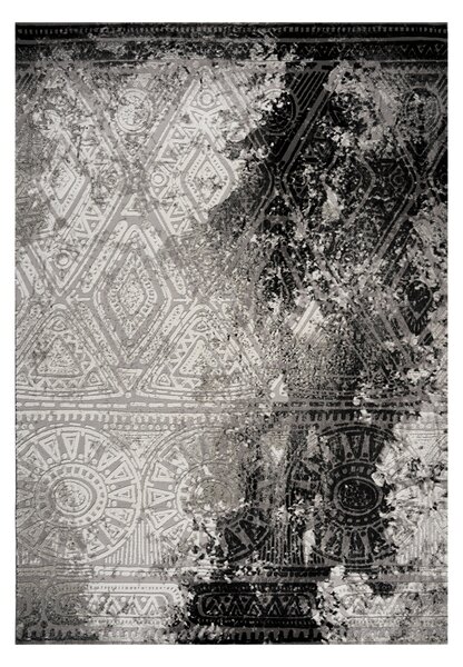 Χαλί (160x230) Polcarpet Damask 3572 Grey Black