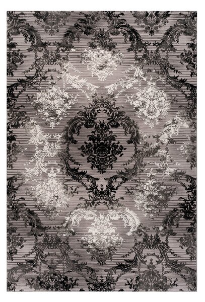 Χαλί (160x230) Polcarpet Damask 9374 Grey Black