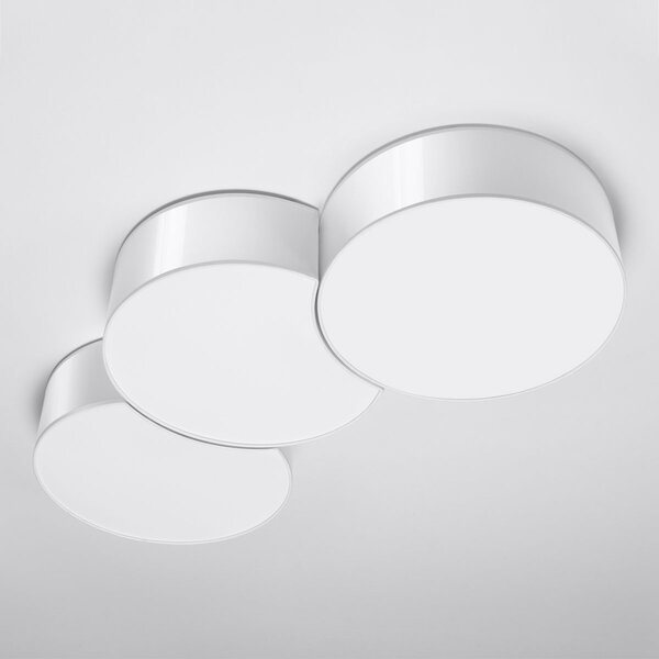 Φωτιστικό Πλαφονιέρα Sollux Circle White SL.1051