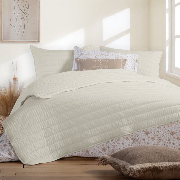 Κουβερλί Ημίδιπλο (180x240) Nef-Nef Homeware Colorfull Beige