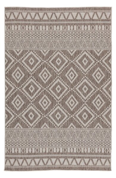 Χαλί Καλοκαιρινό (160x230) Ezzo Finn FL017 Cream/Dark Beige