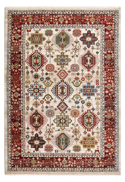 Χαλί (140x200) Polcarpet Kazak Oriental 695 Bone Bordo