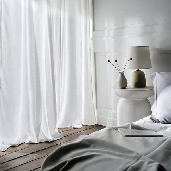 Κουρτίνα (140x280) Με Τρουκς Gofis Home Renata Off White AW24 506/05