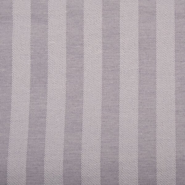 Ζεύγος Μαξιλαροθήκες (50x70) Viopros Satin Stripe 850 ΓΚΡΙ