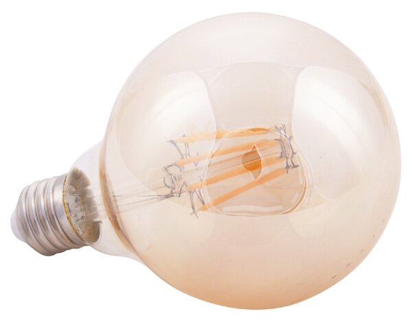 ΛΑΜΠΤΗΡΑΣ GLOBO LED FILAMENT 8W E27 3000K ΧΡΥΣΟ DIMMABLE HM4050.02