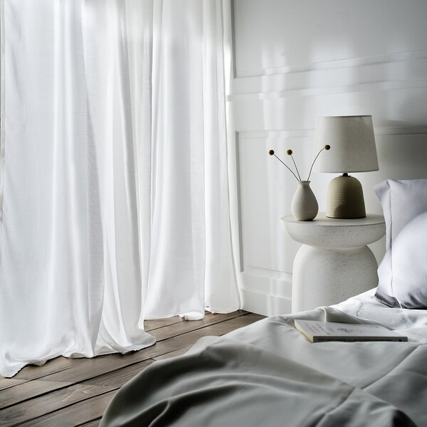 Κουρτίνα (140x280) Με Τρουκς Gofis Home Renata Off White 506/05