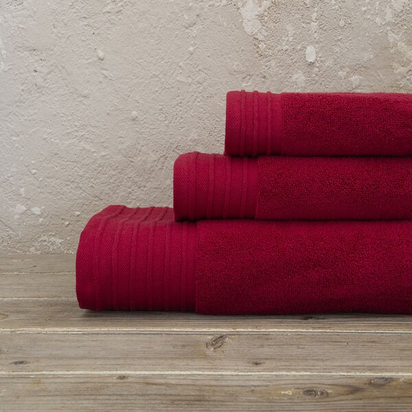 Πετσέτα Χεριών (40x60) Nima Bath Feel Fresh New 500gsm RUBY RED