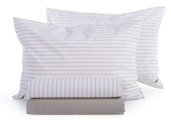 Σεντόνια Υπέρδιπλα (Σετ) Nautica By Nef-Nef Homeware Nau Coast Εκρού