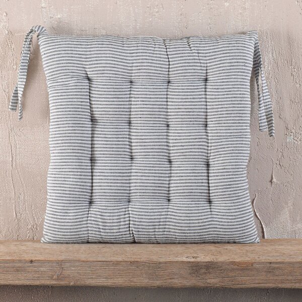 Μαξιλάρι Καρέκλας (40x40) Rythmos Trype Grey Striped