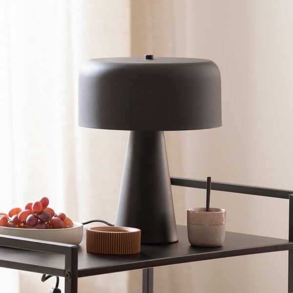 Schöner Wohnen Επιτραπέζιο φωτιστικό PENTO, μαύρο, ύψος 35 cm, μέταλλο, E27, Μαύρο, Σαλόνι / τραπεζαρία, Μέταλλο, σύγχρονο