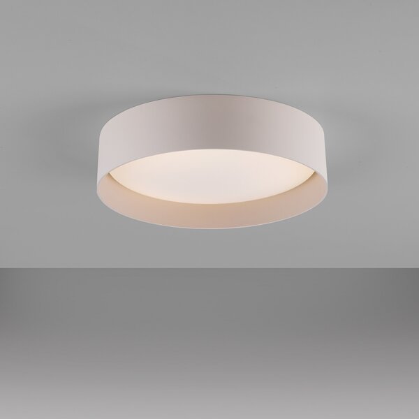 Schöner Wohnen Φωτιστικό οροφής LED TAVOLI, μπεζ, Ø 29 cm, μέταλλο, CCT, ρυθμιζόμενη ένταση, ρυθμιζόμενος, Μπεζ, Σαλόνι / τραπεζαρία, Μέταλλο