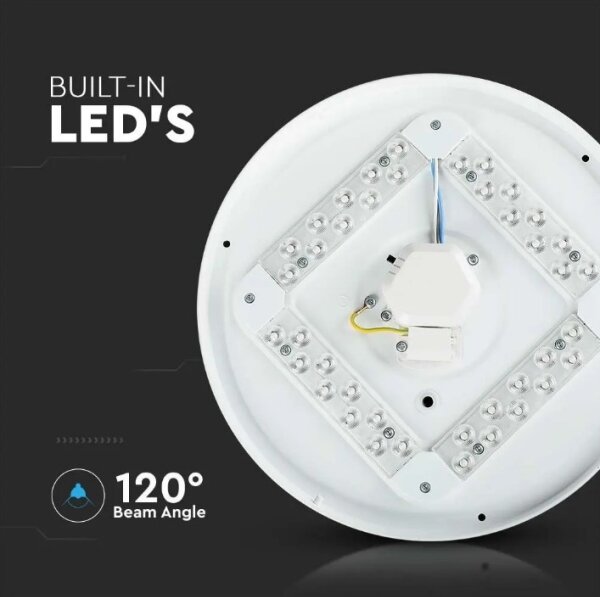 LED Φωτιστικό οροφής LED/18W/230V δ. 31 cm 3000/4000/6400K