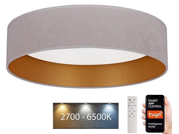 Brilagi - Φωτιστικό LED Dimmable VELVET SMART LED/24W/230V Wi-Fi Tuya + RC