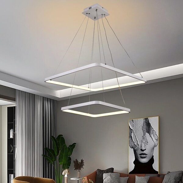 LED Dimmable κρεμαστό φωτιστικό οροφής LED/90W/230V 3000-6500K + RC