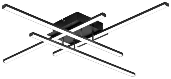 Brilagi - Φωτιστικό οροφής LED STRIPES LED/37W/230V μαύρο