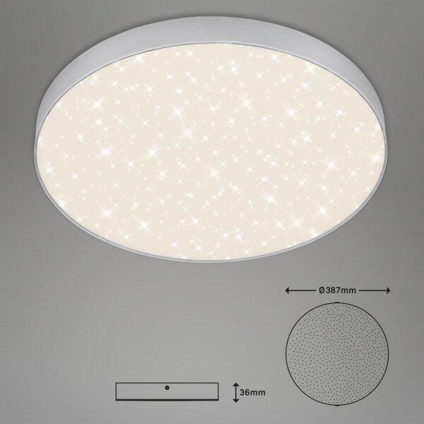 Briloner 7075-414 - Φωτιστικό οροφής LED STAR SKY LED/24,5W/230V διάμετρος 38 cm