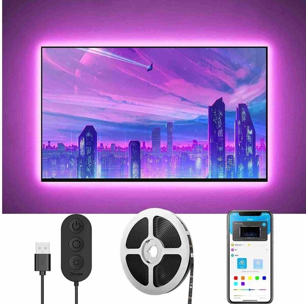 Govee - Οπίσθιος φωτισμός για TV 46-60" SMART LED RGB