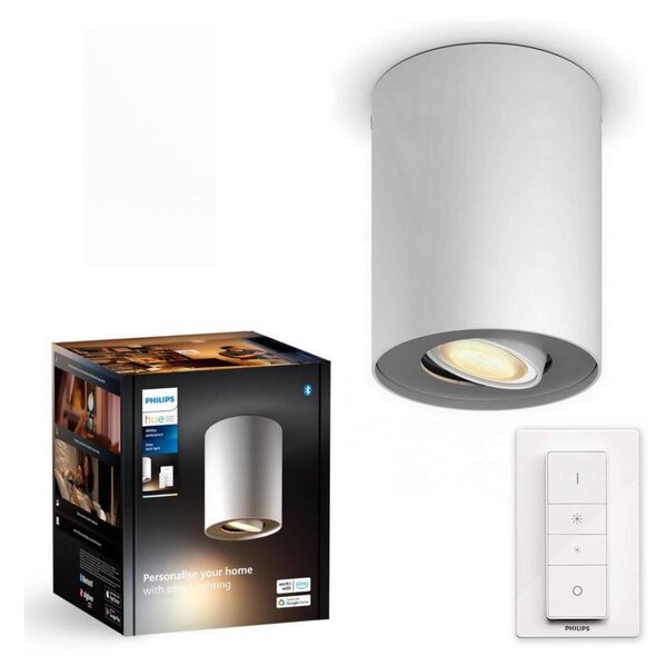 Philips - Φωτιστικό σποτ Dimming LED Hue PILLAR 1xGU10/4,2W/230V + RC λευκό