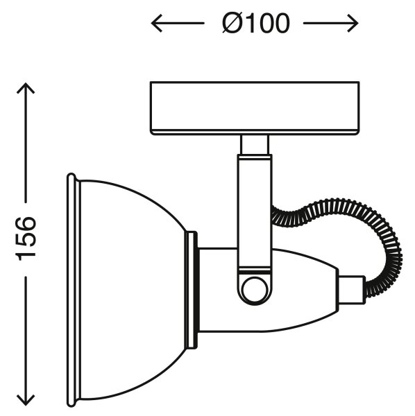 Briloner 2049-012 - Σποτ τοίχου SOFT 1xE14/40W/230V