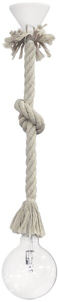 Φωτιστικό Οροφής Ε/27Κ Mac-Rope 1/L 31-1077 White Heronia