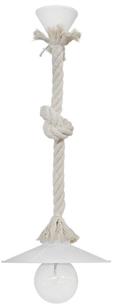 Φωτιστικό Οροφής Mac-150Κ -Μ- Rope 31-1079 White Heronia