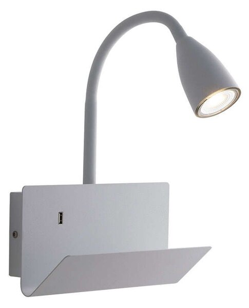 Φωτιστικό Τοίχου - Απλίκα Με Usb I-Gulp-AP Bco White Luce Ambiente Design