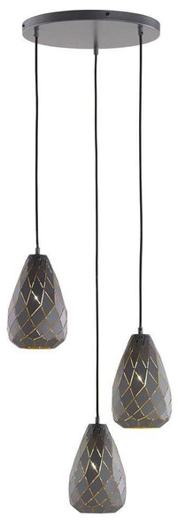 Φωτιστικό Οροφής Onyx 301300342 Anthracite-Gold Trio Lighting