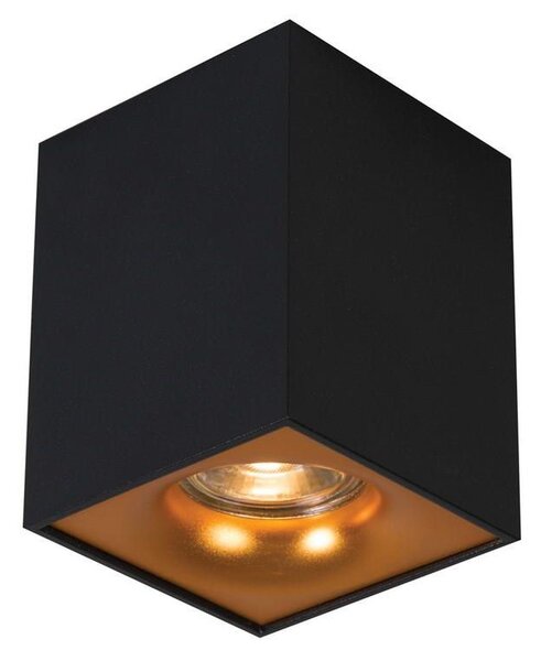 Φωτιστικό Οροφής - Σποτ Black - Gold 82,5x82,5x105mm VK/03085CE/BGD VKLed