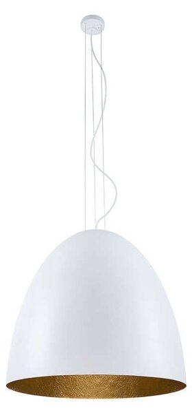 Φωτιστικό Οροφής Egg Xl 9025 White-Gold Nowodvorski