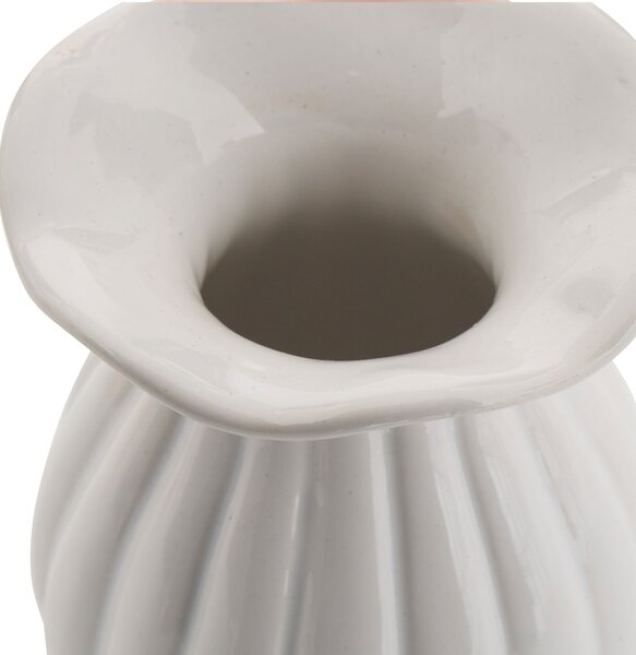 Διακοσμητικό Βάζο (Φ9x12.2) A-S Bud 214010 White