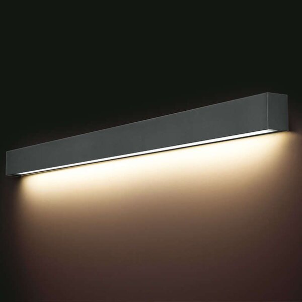 Φωτιστικό Τοίχου Straight Wall Led L 9616 Graphite Nowodvorski