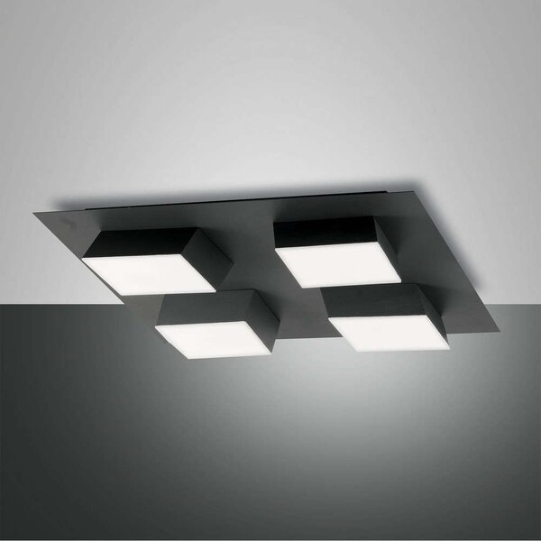 Φωτιστικό Οροφής - Πλαφονιέρα Led Lucas 3601-84-282 Anthracite Fabas Luce