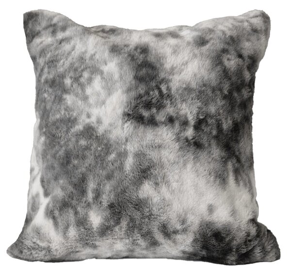 Διακοσμητική Μαξιλαροθήκη Γούνινη (45x45) Aslanis Home Rabbit Fur Γκρι