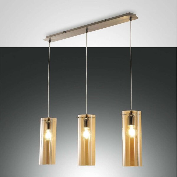 Φωτιστικό Οροφής Sintesi 3480-47-125 Amber Fabas Luce