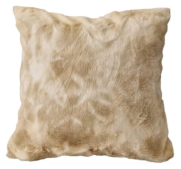 Διακοσμητική Μαξιλαροθήκη Γούνινη (45x45) Aslanis Home Rabbit Fur Μπεζ