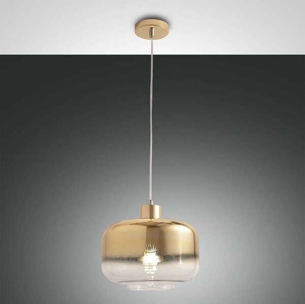 Φωτιστικό Οροφής Cathy 3520-40-332 Shaded Gold Fabas Luce